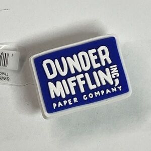 Croc Jibbitz The Office Dunder Mifflin charm pin